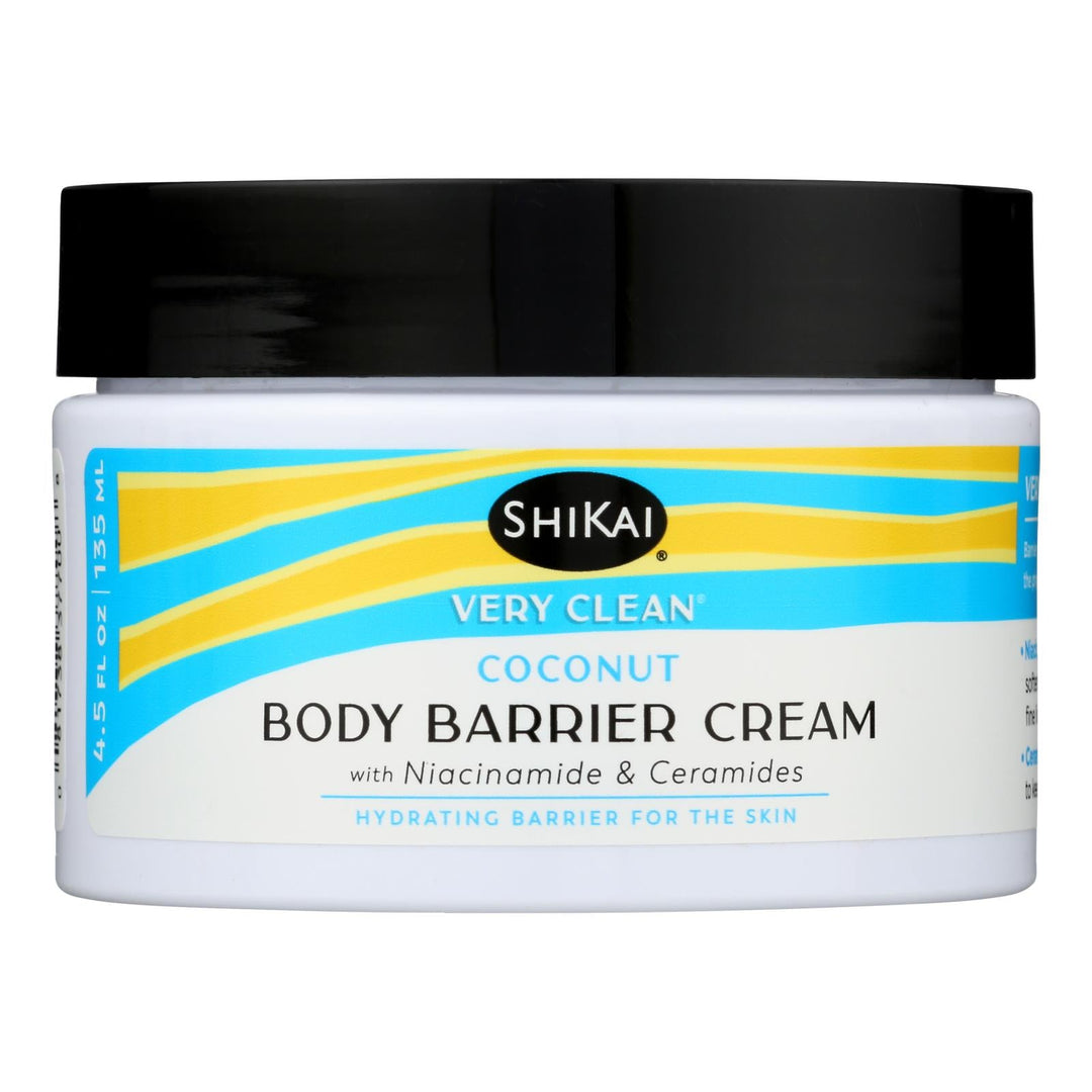 Shikai Products - Cream Barrier Coconut - 1 Each - 4.5 Fz - Maras Green
